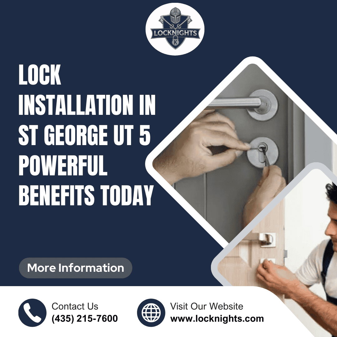 Lock Installation in St George UT